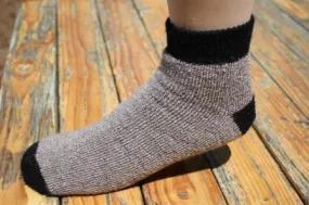 SlipperBootie Alpaca Sock