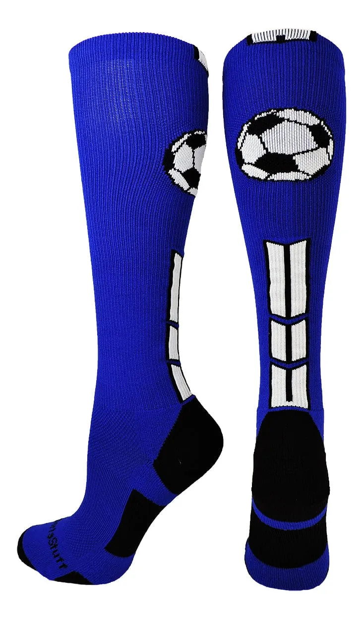 Soccer Socks with Soccer Ball Logo Over the Calf (multiple colors)