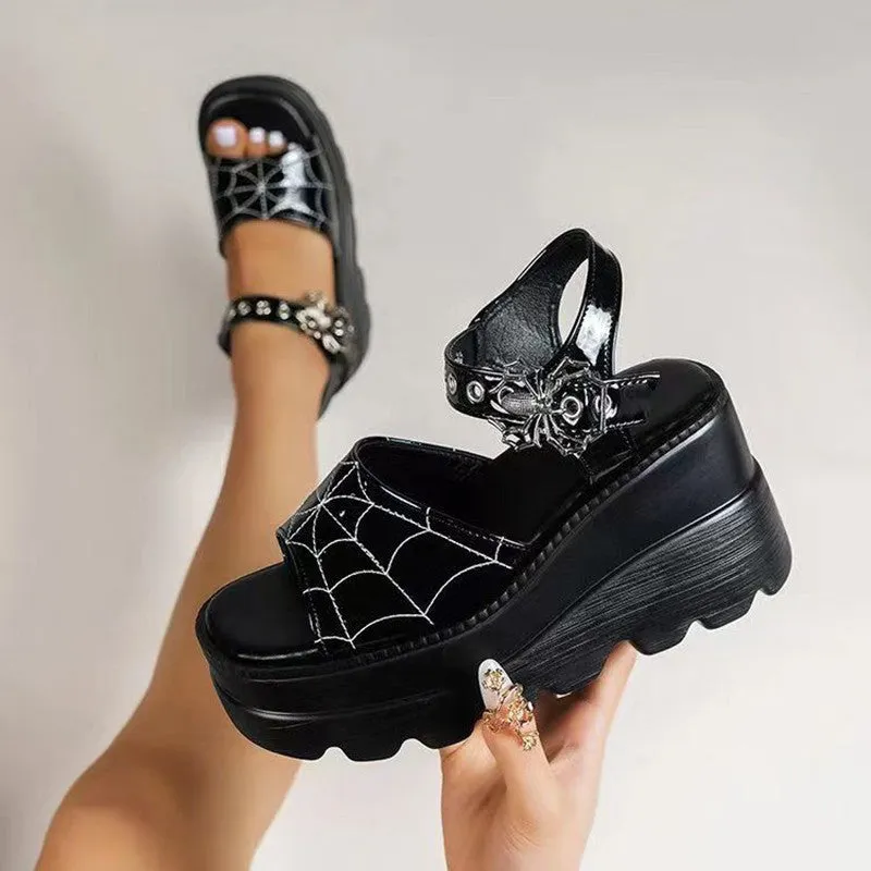 Spider Web Summer Sandals