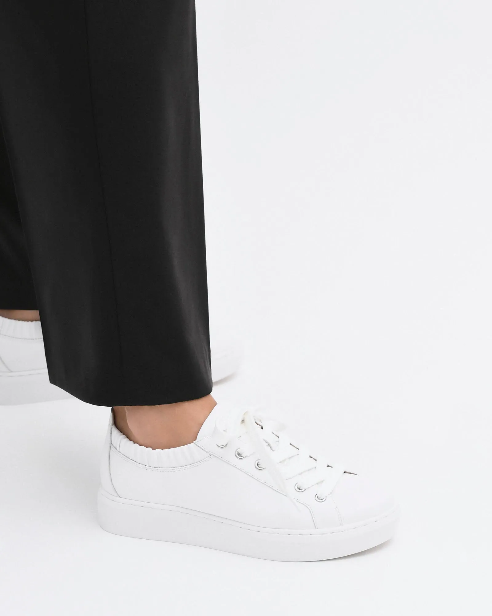 TENLEY SNEAKERS WHITE LEATHER