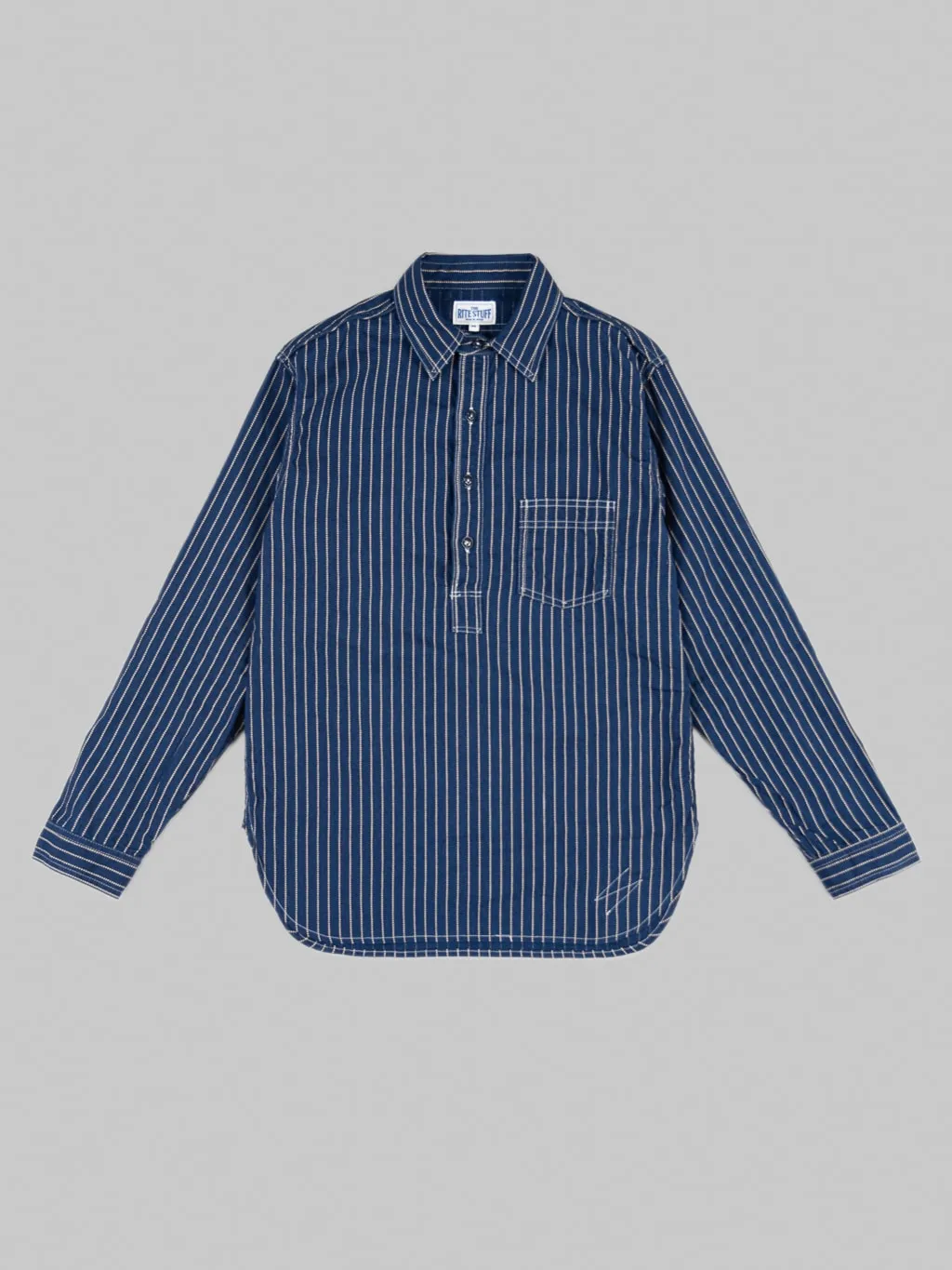 The Rite Stuff  Bulldog Wabash Work Shirt (Indigo)