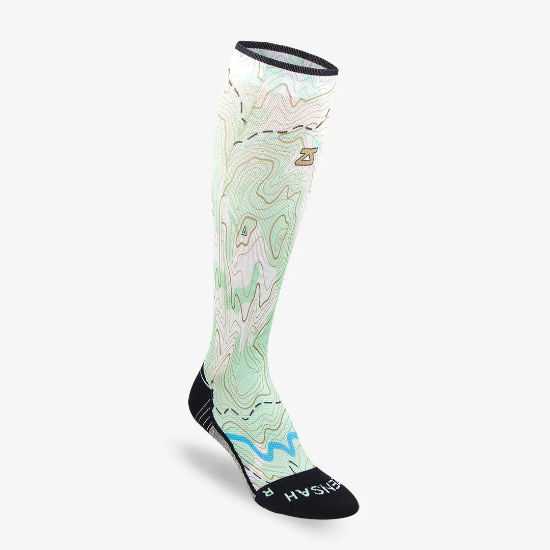 Topography Compression Socks (Knee-High)