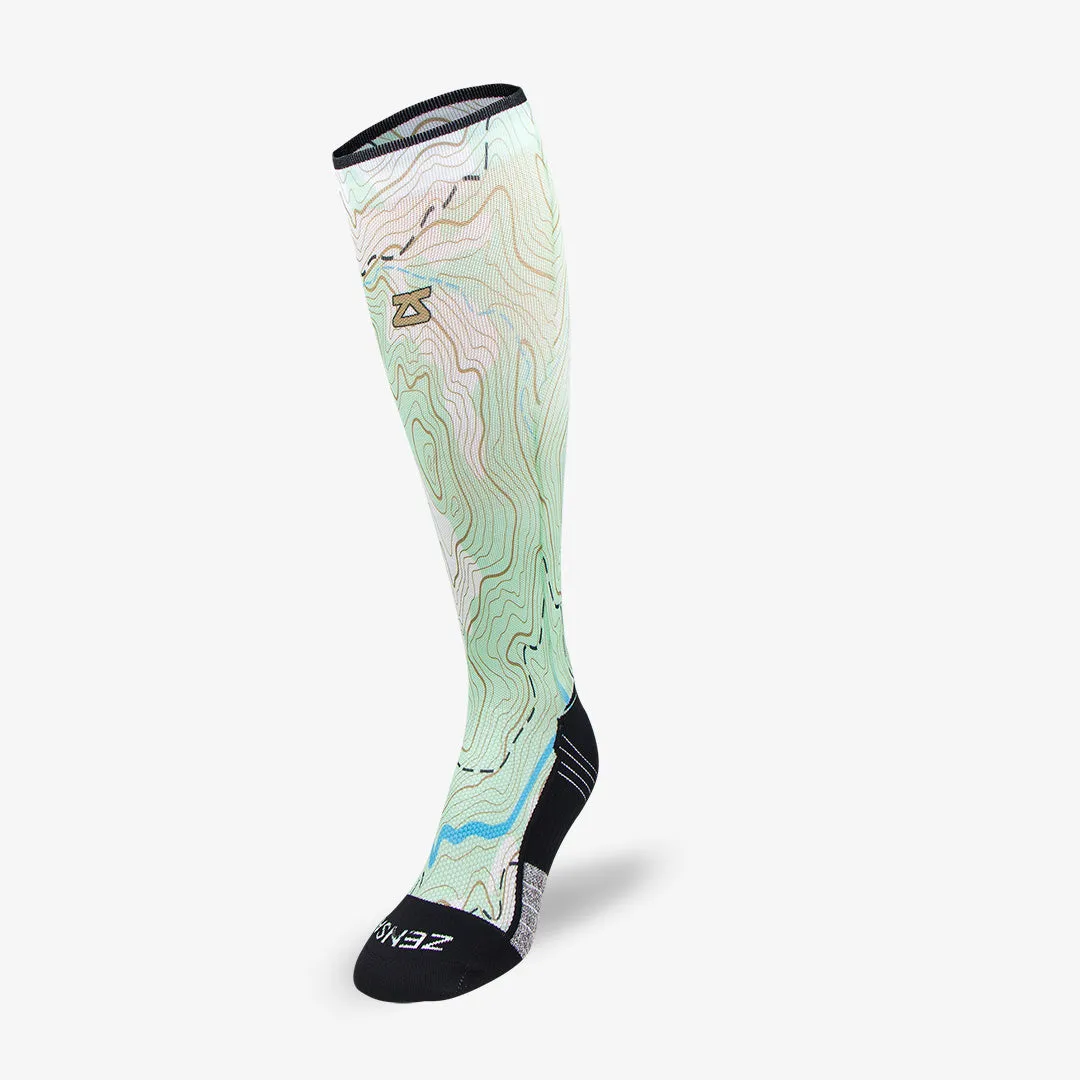 Topography Compression Socks (Knee-High)