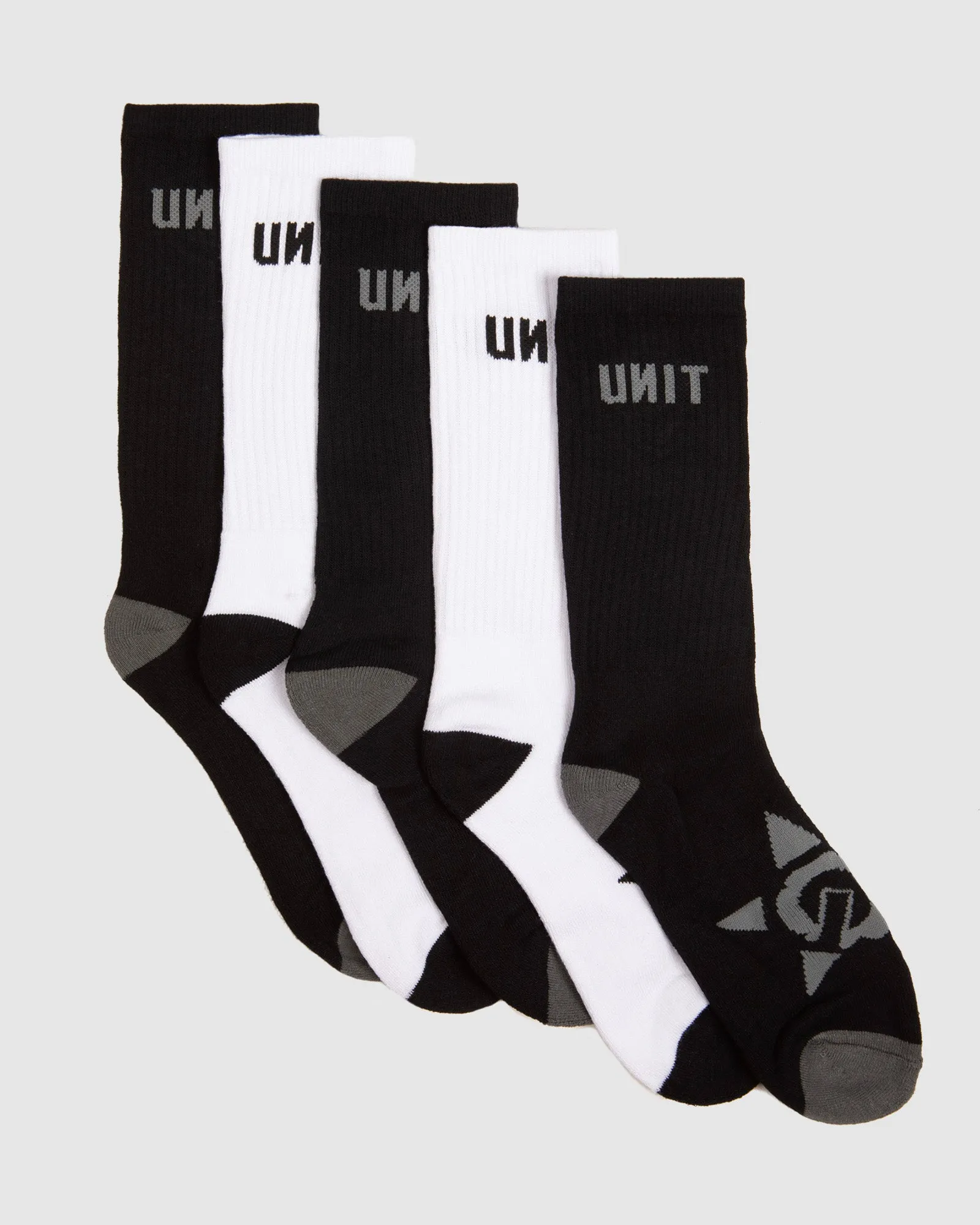 UNIT Bamboo Hi lux Socks 5 Pack