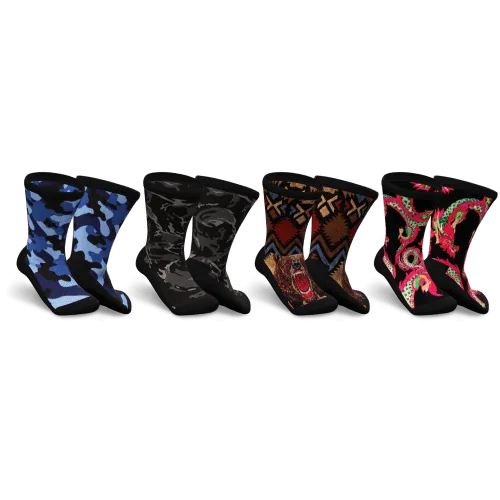 Wilderness Warrior Non-Binding Diabetic Socks 4-Pack