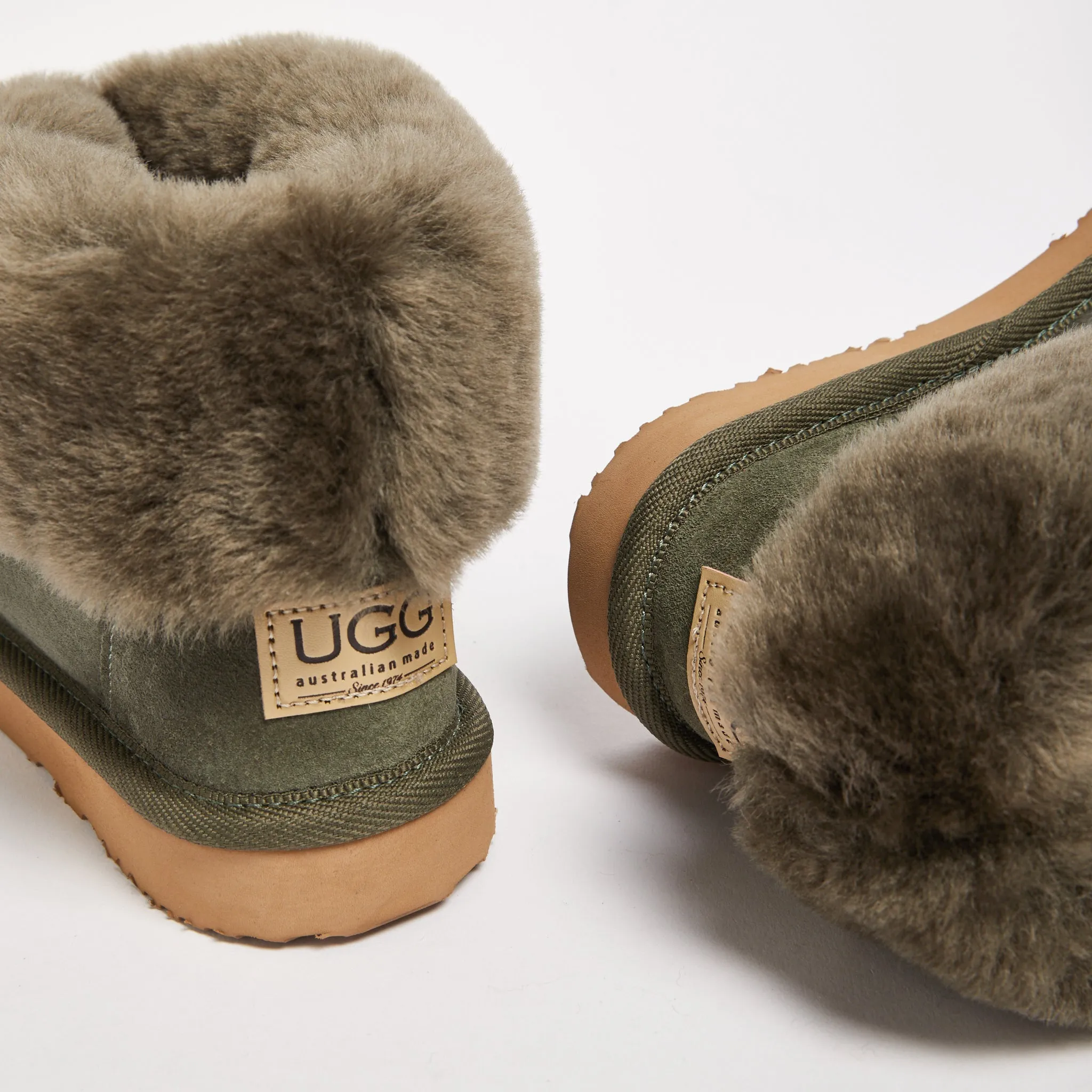 Women's Ankle Slipper Natural