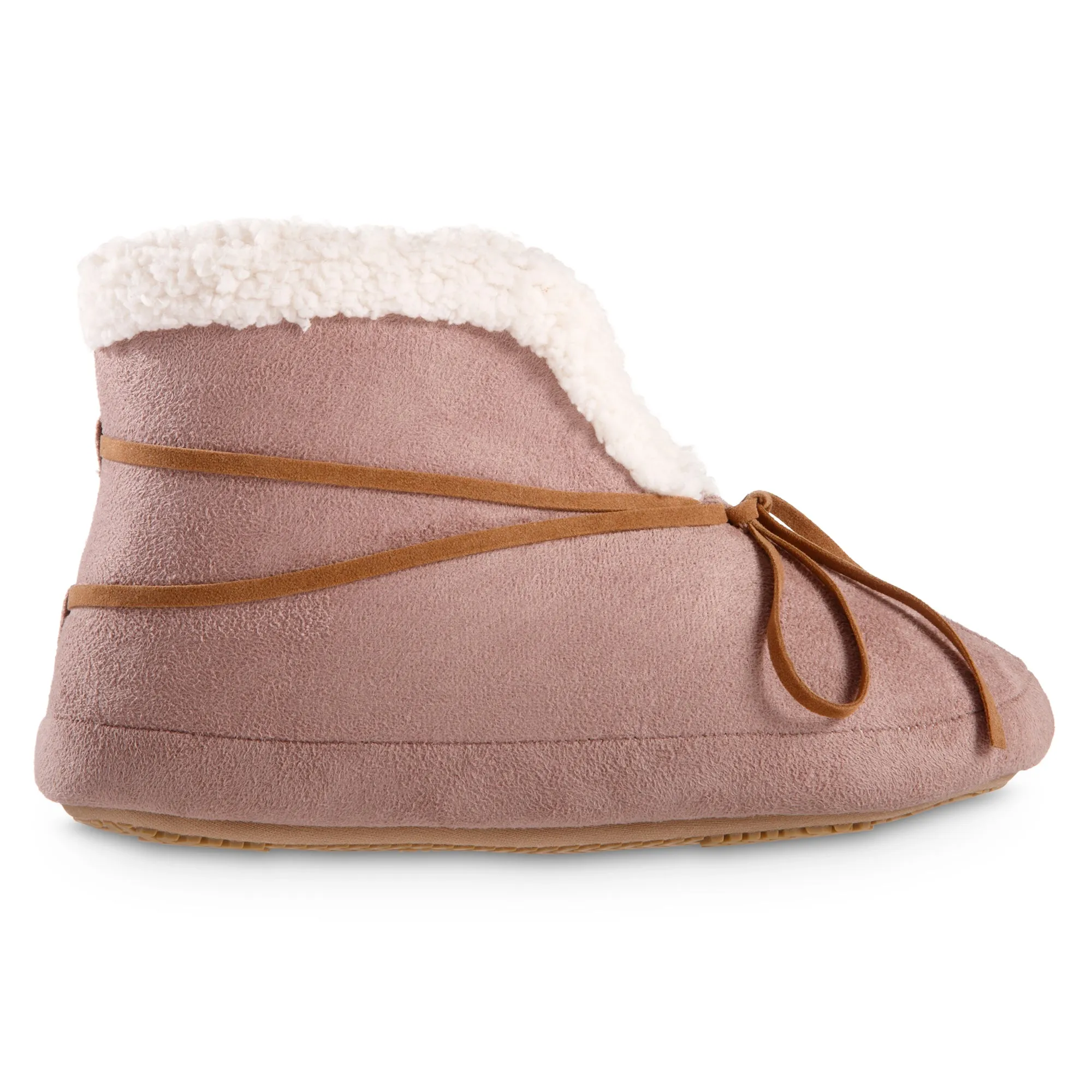 Women's Microsuede Rory Bootie with Versatile Indoor and Outdoor Sole